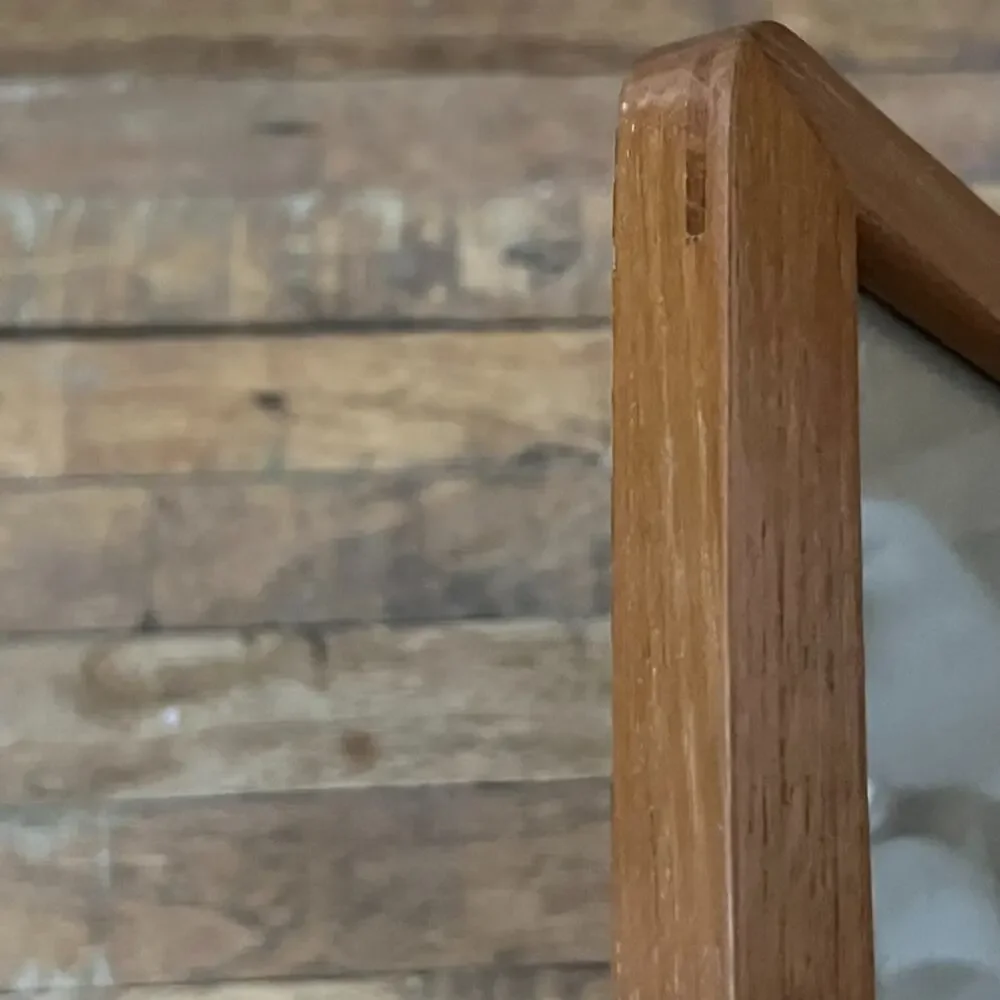 Contemporary Quality Wood Frame For 7.5x10 Pecan Color Made in Thailand